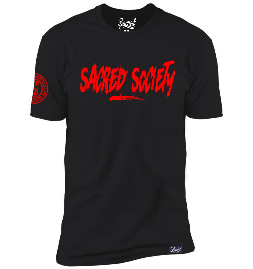 Sacred Society XL'd | Black & Red