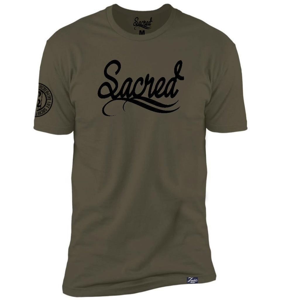 Buy Online Premium Quality Sacred Solid Black [Army Green] - Sacred Apparel